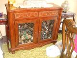 CARVED SIDE CABINET