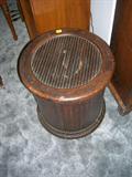RARE ROUND COMMODE OAK $125.00