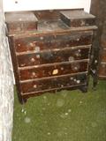 PINE STEP DOWN DRESSER $75.00
