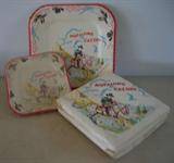 HOPALONG CASSIDY VINTAGE PAPER PLATES