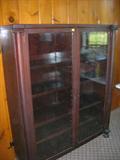 ANTIQUE MAHOGANY BOOK CASE