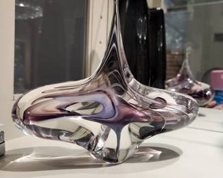 Hand Blown Contemporary Glass Sculpture