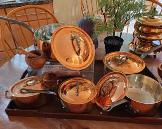 Copper Pot and Pan Collection