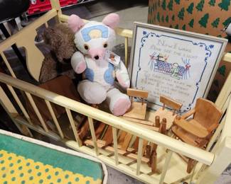 Vintage Doll Cradle