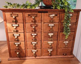 Vintage Card Catalog