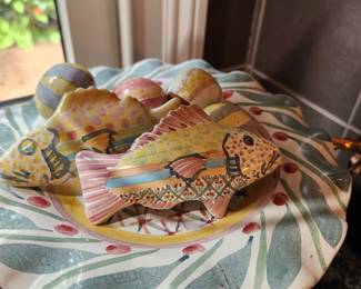 Mackenzie-Childs Fish Drawer Knobs
