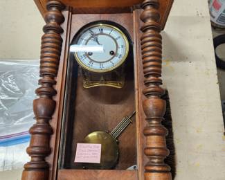 Antique German Mauthe Wall Clock