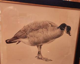 Vintage Dean Rocky Barrick  "Goose" signed and numbered