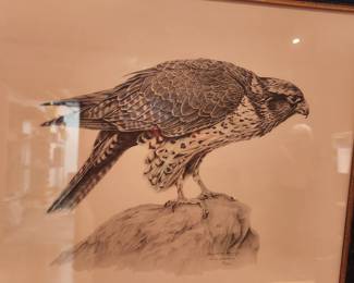 Vintage Dean Rocky Barrick  "Hawk" signed and numbered