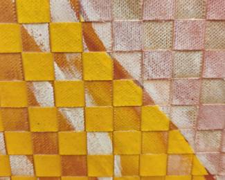 Woven Canvas "Pear Art"