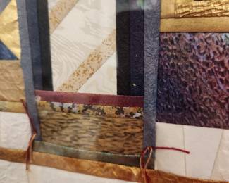 Original Mixed Media Geometric Wall Art by Lucinda Carlstrom--signed