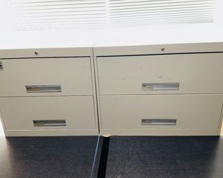 2 file cabinets