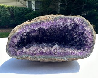 Nice size amethyst geode cluster