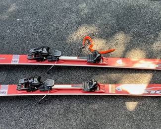 Stockli skis with Fritschi Diamir Freestyle bindings 