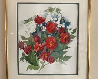 Judith Kay McNeal  - Signed Lg Watercolor