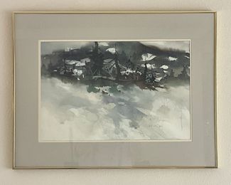 Ed Giecek - Signed Watercolor