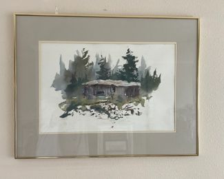 Ed Giecek (NW) Signed Watercolor