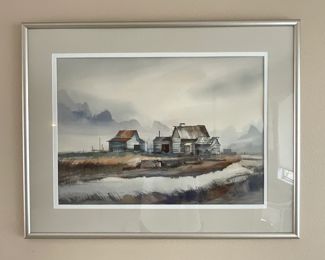 John Ebner - Signed Watercolor