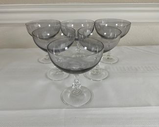 Schott Zwiesel Smoked Glass Champagne Glasses