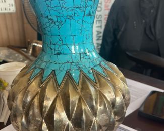 Vintage STERLING SILVER vase.  Approx. 4 lbs of silver!