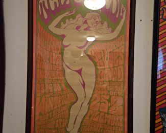 RARE! The Sound 1966 Psychedelic Concert Poster – Winterland & Fillmore Ballrooms BG-29
