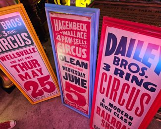 Various Circus Posters