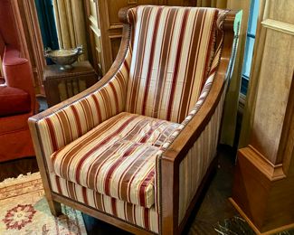 $2,500 (originally $6,400) Biedermeier-style armchair                                                        38"h x 28"w x 38"d