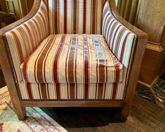 $2,500 (originally $6,400) Biedermeier-style armchair                                                        38"h x 28"w x 38"d