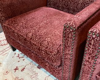 $1,500 Pr. Albert Vivo lounge chairs                                                      35"h x 34.5"w x 37"d 