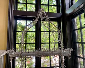  2  Victorian plant stands                                                           83"h x 44"w x 19"d