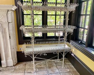  2  Victorian plant stands                                                           83"h x 44"w x 19"d 