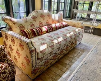 Now $1,875 - Was $2,500 each Incredible custom sofas with nailhead trim - 2 available  36"h x 82" long x 38"d