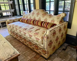 Now $1,875 - Was $2,500 each Incredible custom sofas with nailhead trim - 2 available  36"h x 82" long x 38"d