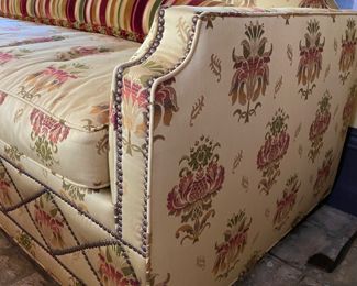 Now $1,875 - Was $2,500 each Incredible custom sofas with nailhead trim - 2 available  36"h x 82" long x 38"d