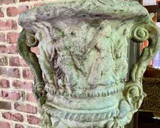 Now $490 - Was $650 Molded composite urn & pedestal     urn: 24"h x pedestal: 35.5"h