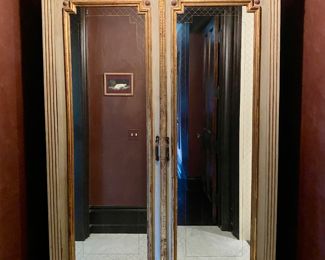 $2,800.00 Beautiful painted mirrored armoire                  88"h x 53"w x 20"d