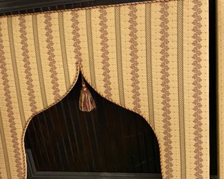 Now $525 - Was $650  Pair custom valances 42.5"h x 43"w