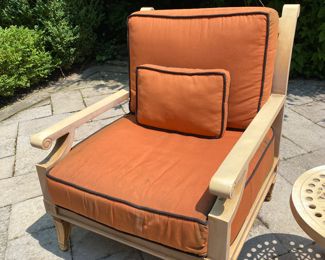 $1,500.00 Cast Classics cast aluminum set: sofa, 2 lounge chairs, 3 side tables, coffee table