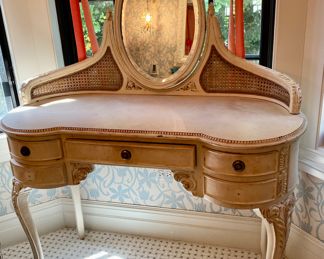 $1,200.00 (originally $3,000)  Louis XV-style vanity 59"h x 45"w x 21"d