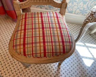 $250.00 Antique French painted side chair