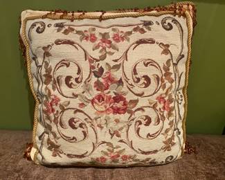 $125.00 Needlepoint pillow 22" x 21" 