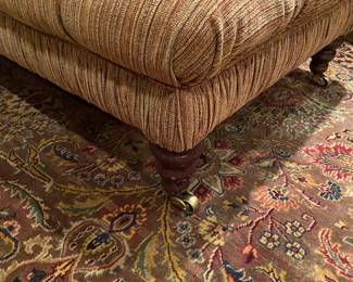 $450.00 Tufted ottoman #2   13"h x 44" long x 25"d