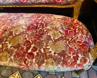 detail of upholstery