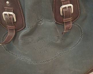 Prada Canvas & Leather