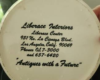 Liberace Signature Ashtray 