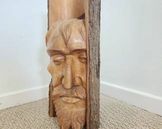 Carved Tree Spirit. 