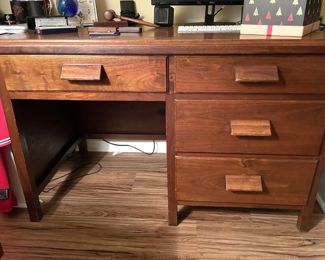 wooden desk, curios, wooden gavel