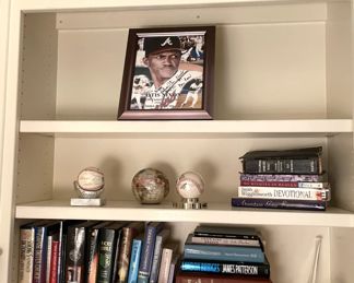 Atlanta Braves memorabilia, books,
