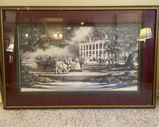 Framed Stan Joel Strickland artwork