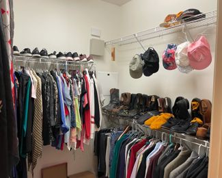 mens and womens clothing, hats ,boots, shoes